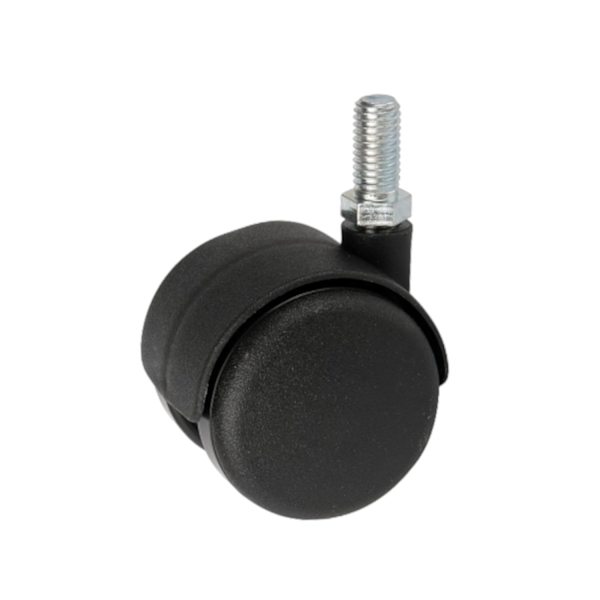Møbelhjul - Diameter: 35 mm/20 kg - M8 gevind - Til møbler, kontorstol, ekstra seng, kontorstol, skammel, stol hjul -