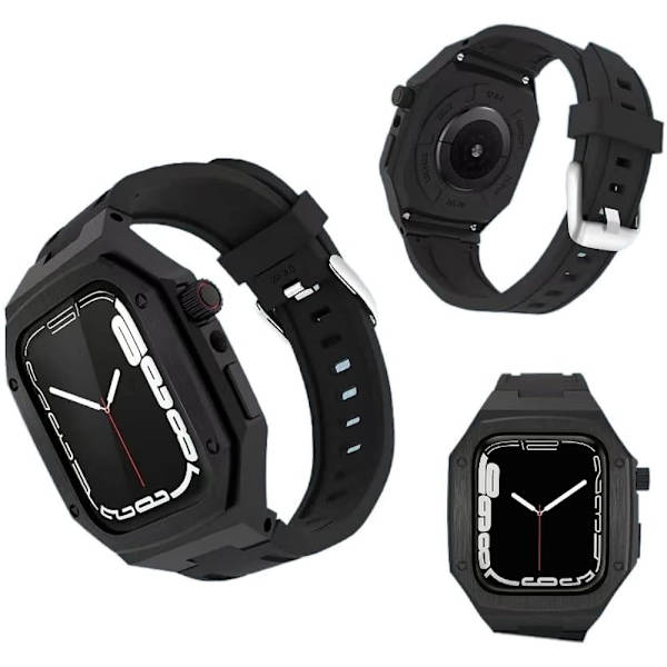 Metall Retrofit Kit Rem til Apple Watch 45mm