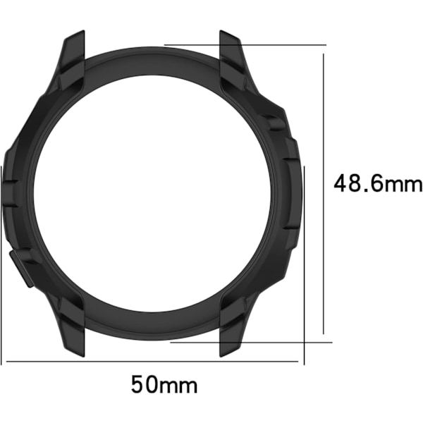 GTR 4 Klockfodral Tillbehör Kompatibla med Amazfit GTR 4 Skärm Klockfodral Skydd Repskydd Tåligt Skyddsfodral för Amazfit GTR 4 (