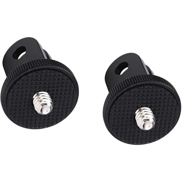 Camera Mounts - Aluminum Tripod Adapters for Action Cameras (2 Pcs)