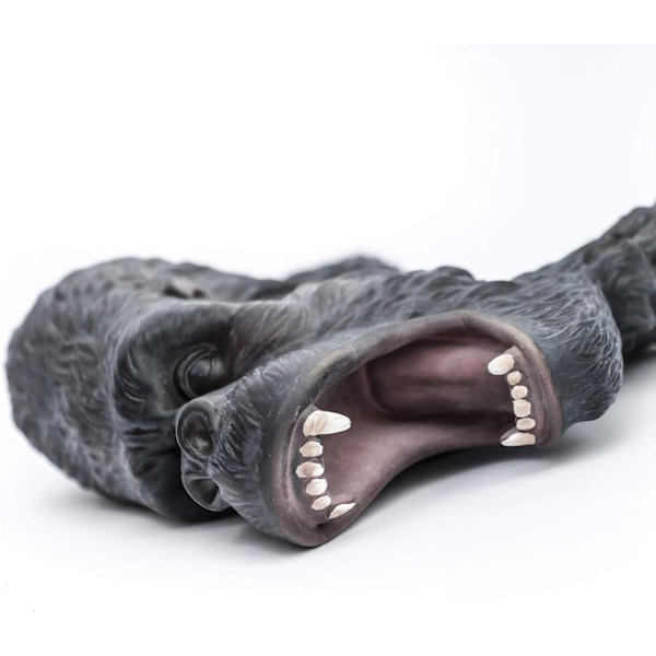 Gorilla Hand Puppet Mjuk Gummi Djur Leksaker Rollspel Fest Tillbehör