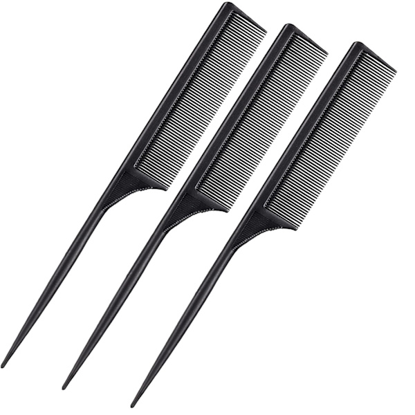 Leinuosen 3-pakke halekam karbonfiber rottehalekam sett varme