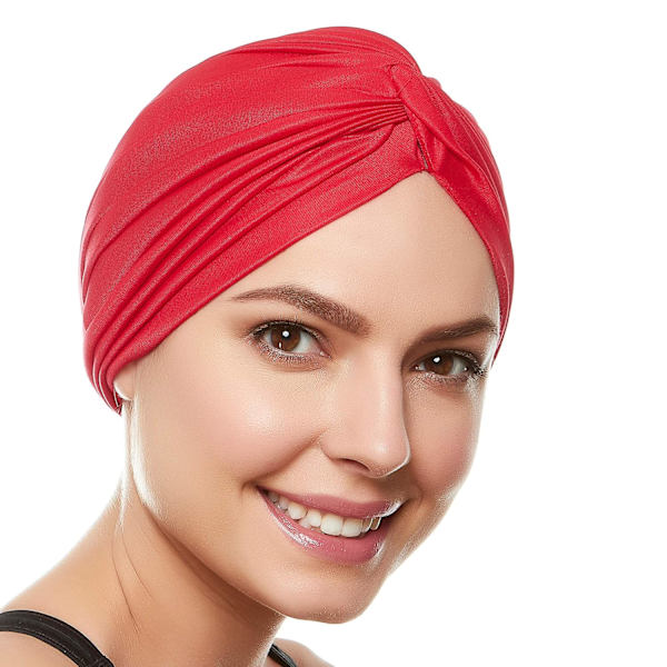 Badturban för damer - Röd
