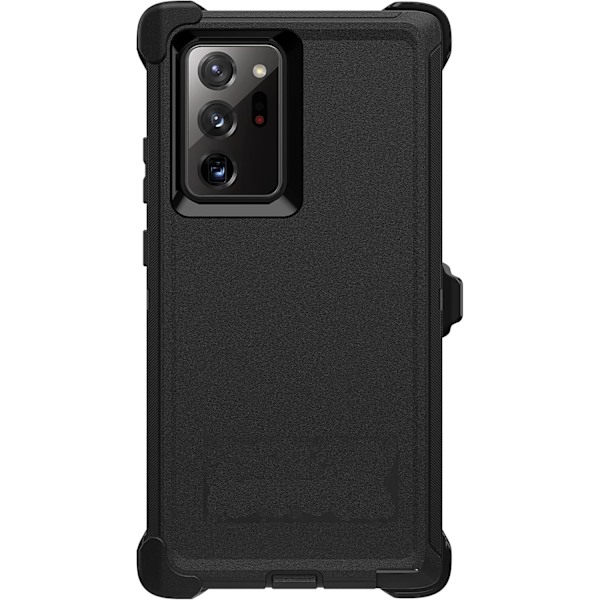 Defender-kotelo, yhteensopiva Galaxy Note20 Ultra 5G -kotelon kanssa - Musta Musta