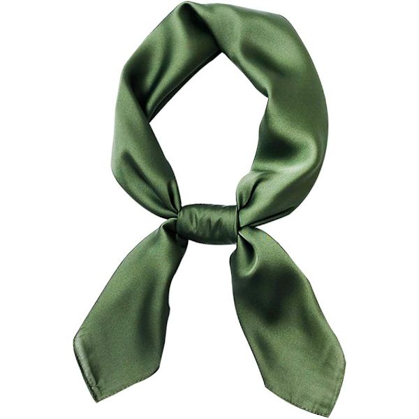 Dam Fashion Mjuk Stor Satin Kvadrat Chiffon Polyester Scarf Set