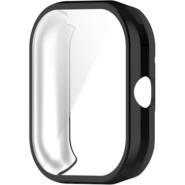 Yhteensopiva Redmi Watch 4 suojakotelon kanssa, täysi suojaava TPU-suojakotelo, yhteensopiva Redmi Watch 4:n kanssa (TPU musta) Musta