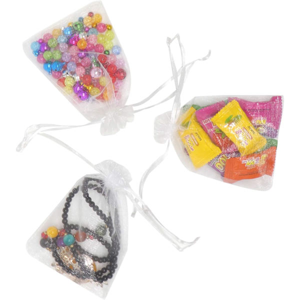 50 stk Vita organzaposer 3x4 tommer
