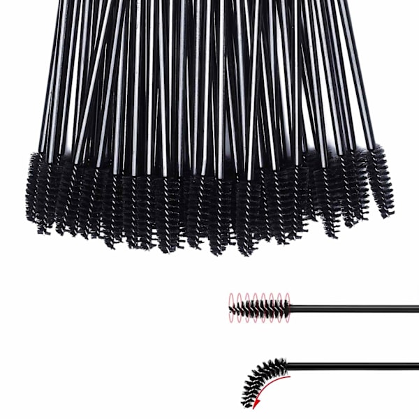 100 stk. engangs mascara-børster