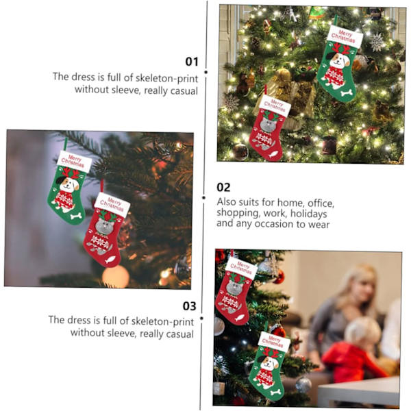 1 Stk Julstrumpor Julstrumpor Barn Julstrumpor Barn Julgodisstrumpor Julstrumpor Ornament Julgransprydnad Present