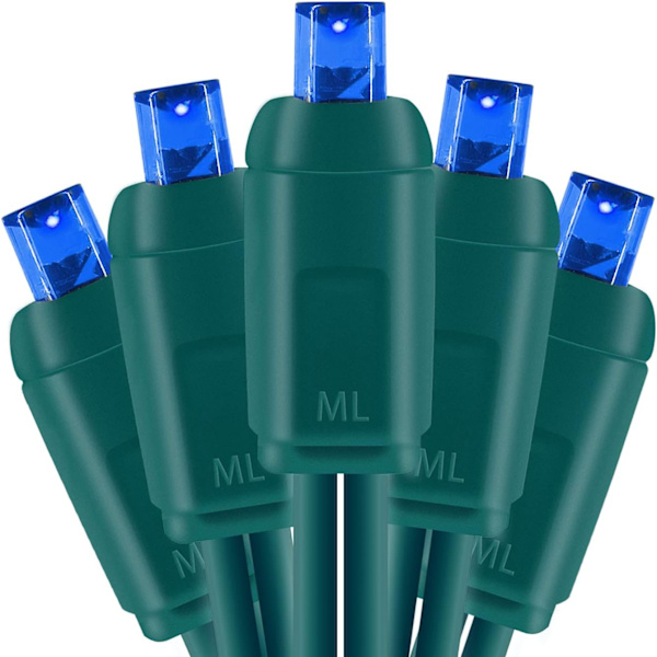 50 st breda vinkel 5MM Mini LED julbelysning, LED ljusslingor för utomhusbruk