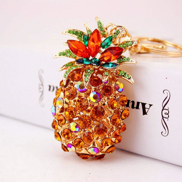 Bling Bling Krystal Nøglering Smuk Håndtaske Dekoration Bilnøgle