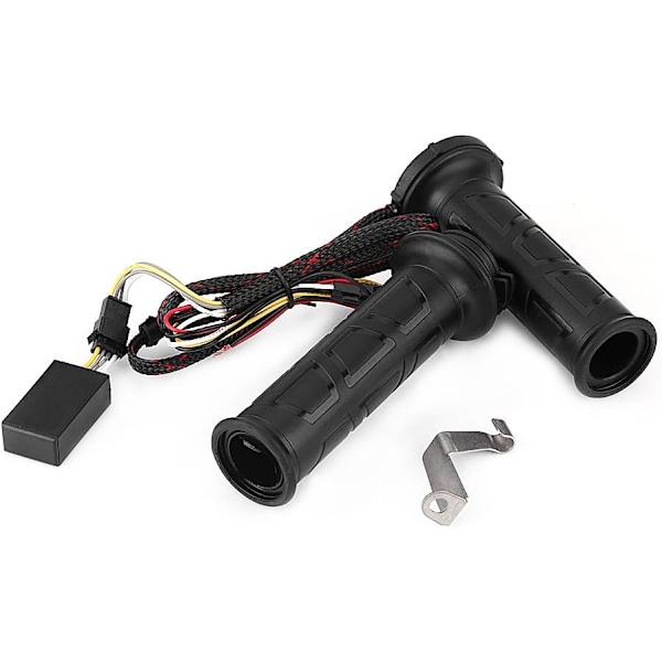 Motorcykeluppvärmda handtagsgrepp (7/8\") Justerbar effekt (12W-24W)