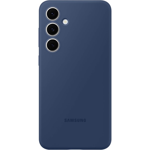 Galaxy S24 FE Silikonskal, Skyddande skal med färgvariation, Smidigt grepp, Mjuk och elegant design, Sömlös passform, US Version, Blå Blå