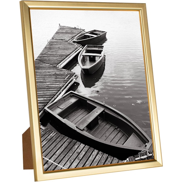 8x10 guld tavelramar - för vägg eller bordsskärm