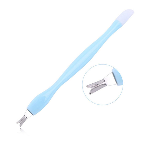Nagelbandstrimmer Pusher Remover, gummispets skonsam mot nagelbädd 3st