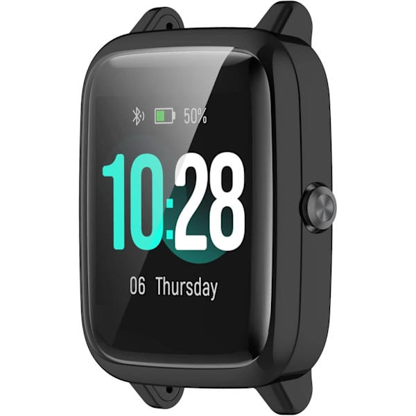 5-pak Beskyttelsesetui Kompatibelt med Fitpolo/Yamay/Lintelek/Willful/Letscom/Veryfitpro/Lifebee/HAFURY ID205L IP68 1.3\" Touch Screen Smartwatch TPU C