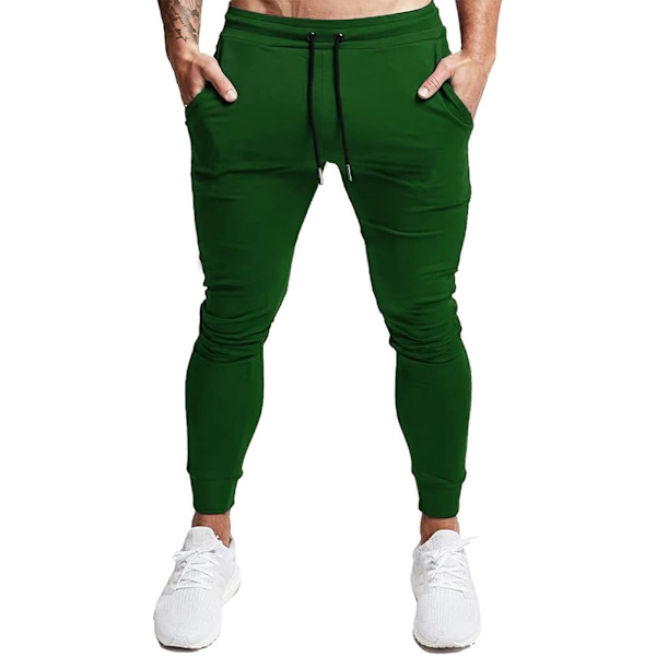 Herr Slim Joggers Träning Byxor för Gym Running och Bodybuilding Athletic