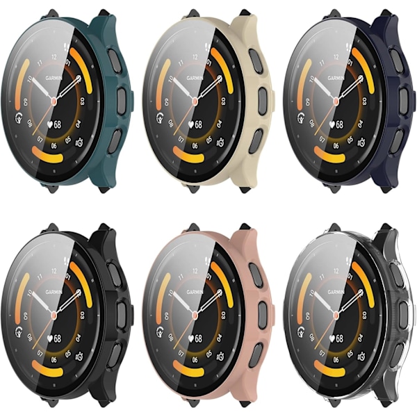 Näytönsuoja Yhteensopiva Garmin Venu 3 45mm kanssa, ei 41mm - Täysi naarmusuoja (6 väriä) 6 väriä