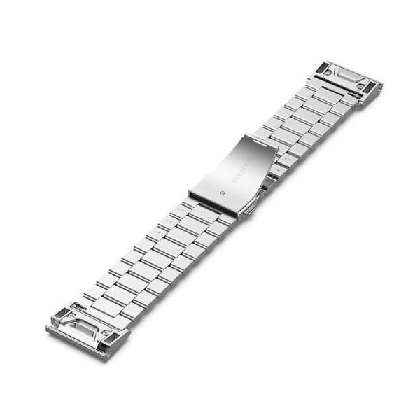 Til Garmin Fenix 5s rustfrit stål urrem UJP Silver