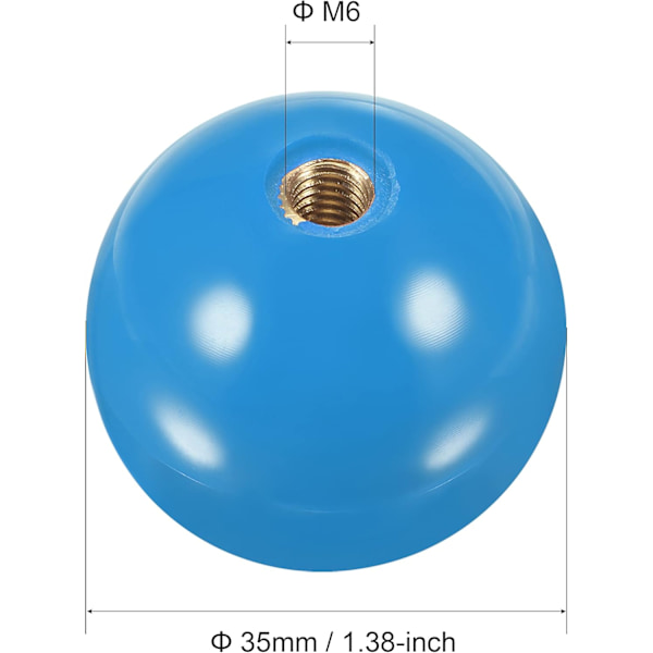 Joystick Handtag Top Kulhuvud M6 Röd/Grön