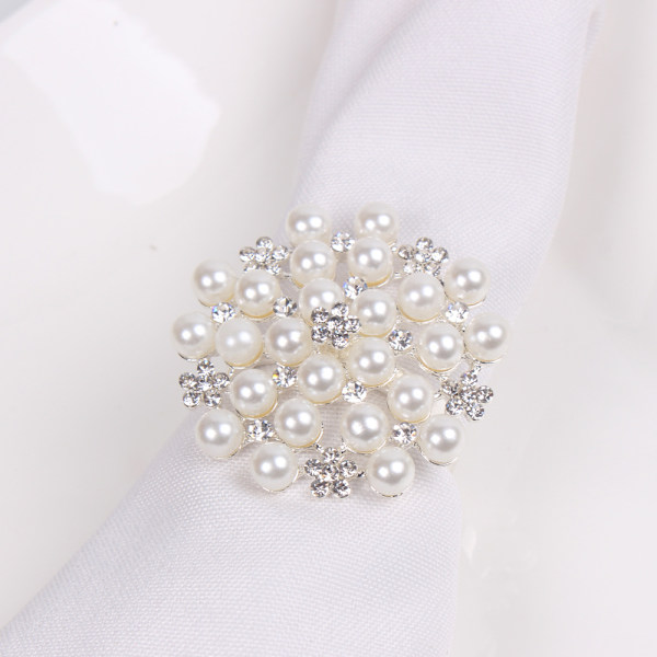 6 stk Diamond Lyonia Ovalifolia Serviettring Serviettring