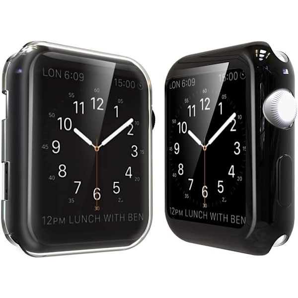 Blødt skærmbeskyttende Bumper Case Kompatibel med Apple Watch 41mm