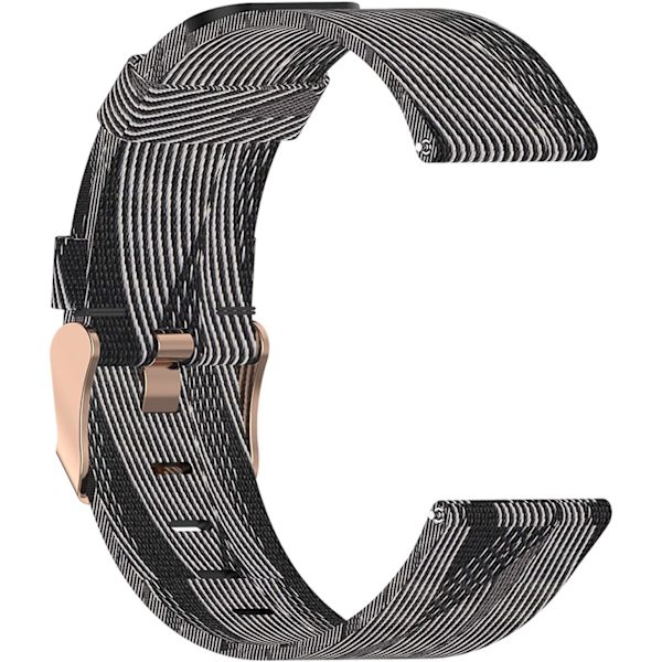 Passar för Fitbit Versa 2 watch Dam Herr, Vävd Nylon Justerbar