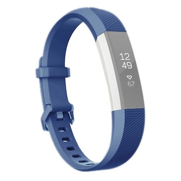 Til Fitbit Alta Smart Watch Silikone Rem, Længde: Ca. 23,8 cm BLJ Blue