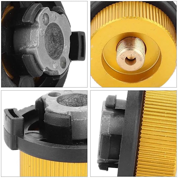 Campingmunstycke Flaska Convert Adapter Connector - Spis Connector för Butan Canister
