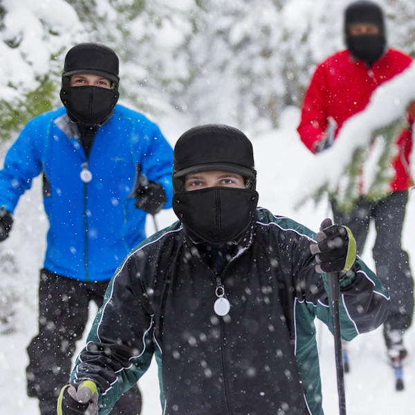 Vinter Trapper Aviator Hat, 3-i-1 Ushanka Rysk Mössa för Män, Ansiktsskydd