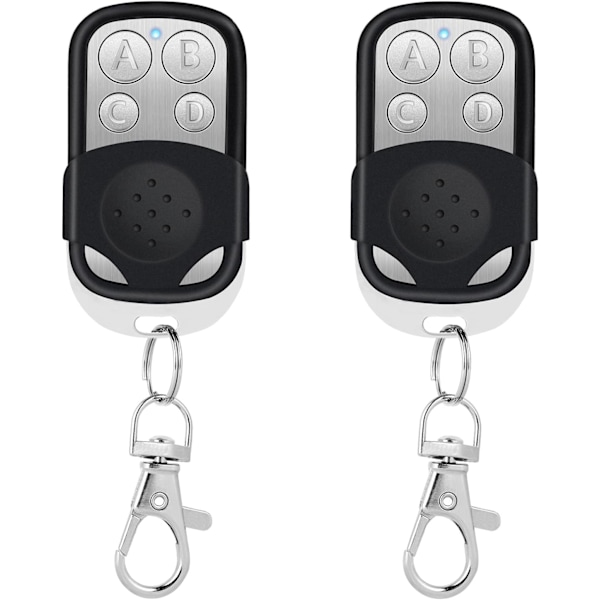 Fjärrkontroll för garageport - 2-pack, universell 433 MHz