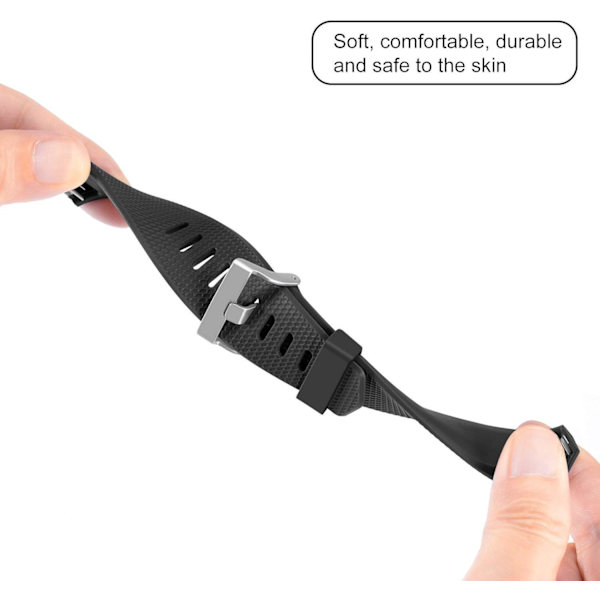 For fitbit Charge 2-reimer - Justerbare sportsarmbånd for kvinner/menn, små/store (2-pakning)