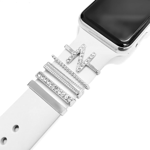 5 stk. berlocker til Apple Watch -band 41mm 45mm 40mm 44mm 38mm 42mm