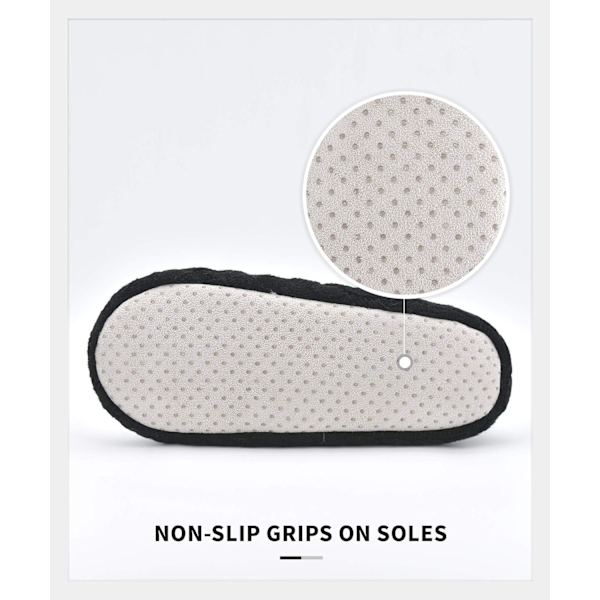 Tøfler sokker for kvinner med grippere, fuzzy kvinners tøfler sokker med sklisikre