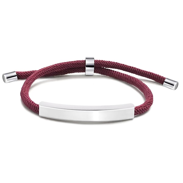 5 armband i rostfritt stål - Perfekt julklapp - Titanstål flätade armband