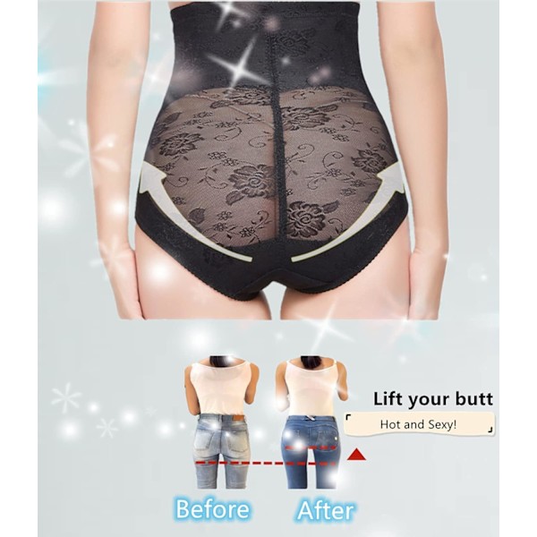 Shapewear til kvinder, mavekontrol trusser, body shaper trusser, numseløfter, høj