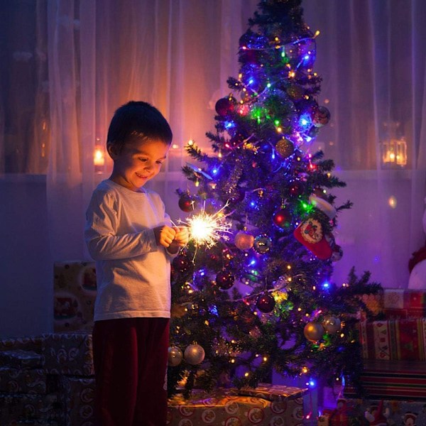 Julgransljus End-to-End Plug 8 lägen 108FT 300 LED IP55 Utomhus Vattentät UL Certifierad Inomhus Fe-ljus Trädgård Bröllop Jul