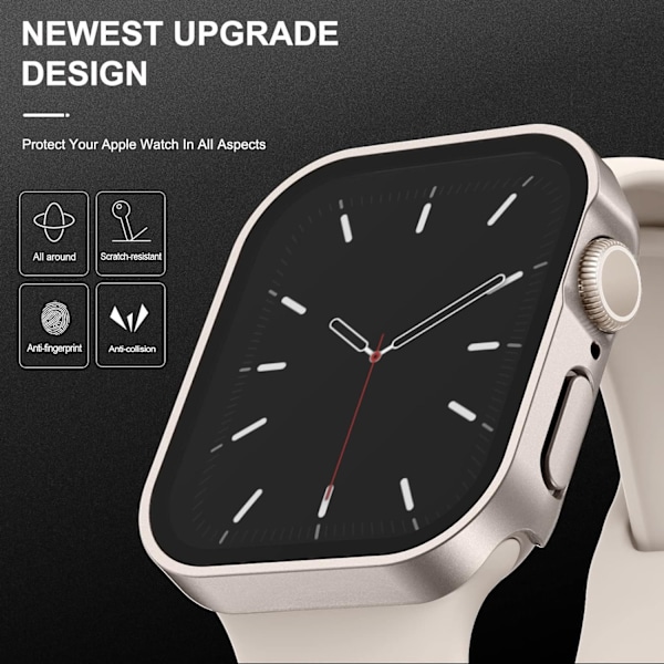 2-pak hårdt etui kompatibelt med Apple Watch 40 mm
