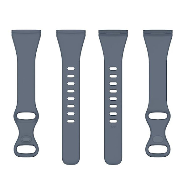För Fitbit Versa 4 / Versa 3 / Sense Universal Tpu Watch Band PUG Blue Grey