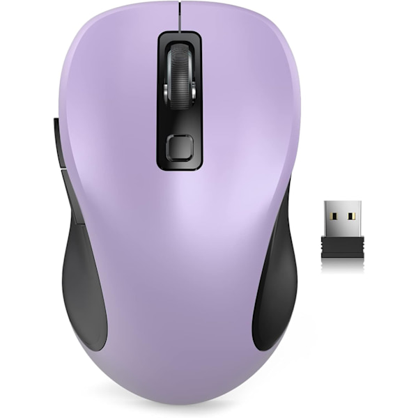 Trådløs mus for bærbar PC. 2,4G Ergonomisk datamus
