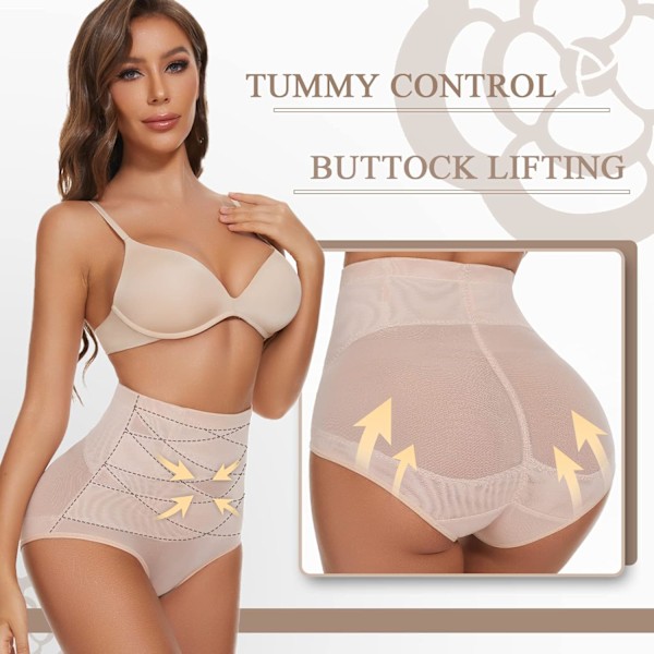 Hög midja formande underkläder för kvinnor Tummy Control trosor Slankare Body Shaper
