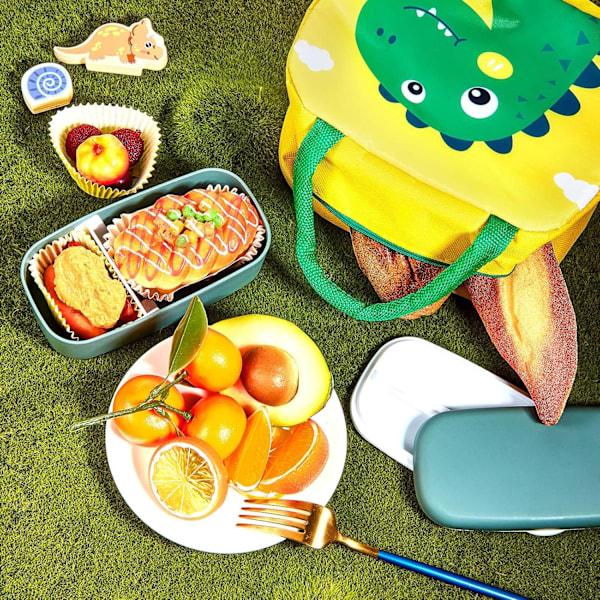 Børns Frokostpose Dinosaur Frokostboks Unicorn Isoleret Snackboks Læk