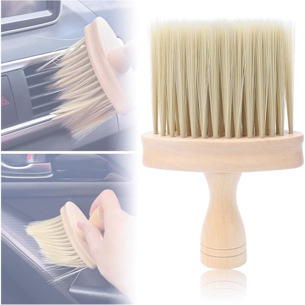 2-pack Mini Mikrofiber Bil Dash Duster Borste. Multifunktionell Bil