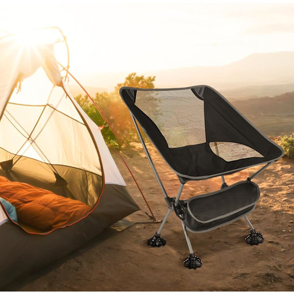 4 st campingstol fotskydd, stolskydd, stolsbenskydd, stolsbensgolvskydd svart svart