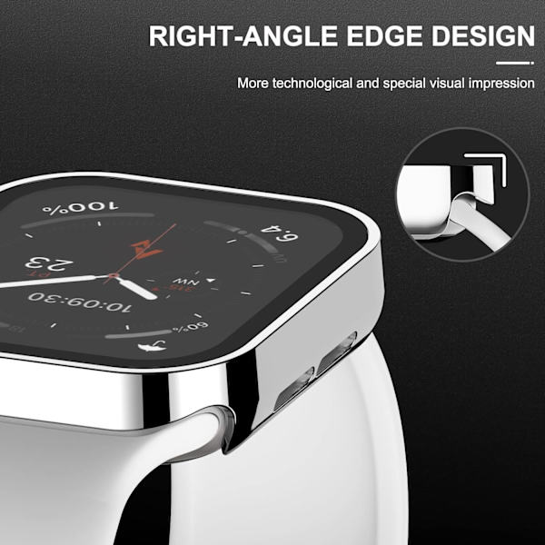 2-pak hårdt etui kompatibelt med Apple Watch 40 mm