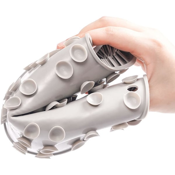 Silikon duschfots- och ryggskrubbermassage. Duschfot