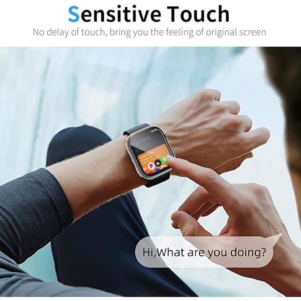 2-pakning Kompatibel med Apple Watch Series 10 Skjermbeskytter Deksel 42mm, Hard PC Ultratynn Full Støtsikker Beskyttelse for Apple Watch 10 42mm Tilbehør