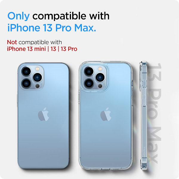 Ultra Hybrid [Anti-Yellowing Technology] Designat för iPhone 13 Pro Max Skal (2021) - Kristallklar  Kristallklar  iPhone 13 Pro Max