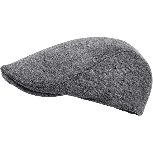 Herr Bomull Newsboy Cap - Mjuk Passform Cabbie Hat