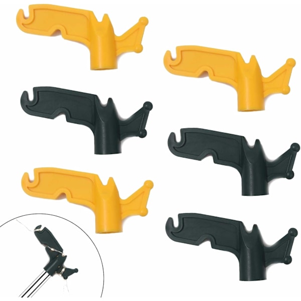Multifunktionell plastverktygskrok - (2-pack) skruv-på-krok
